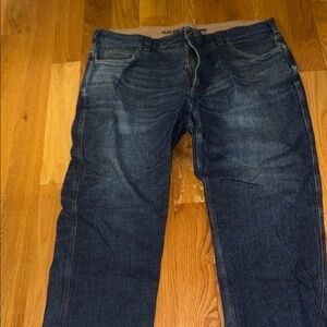 Duluth Trading Co Relaxed Fit Dark Blue Jeans